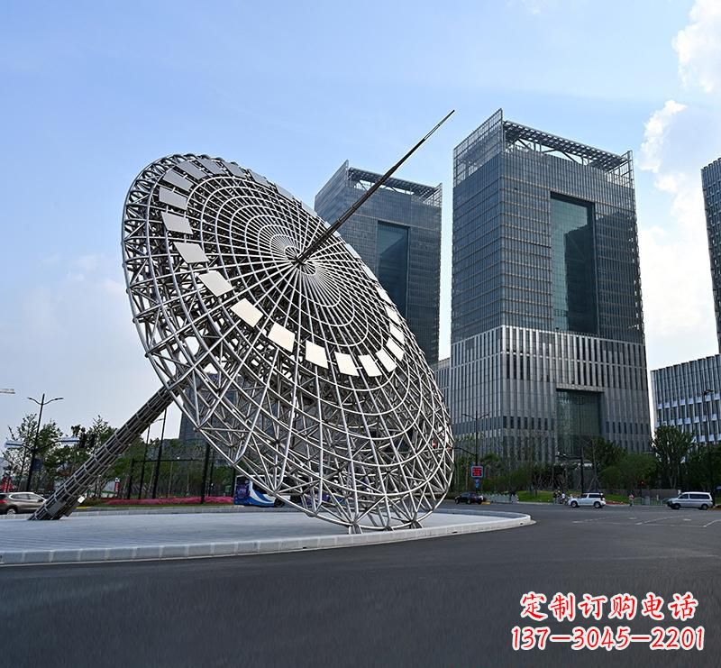 保定不锈钢城市璀璨的摩天轮雕塑