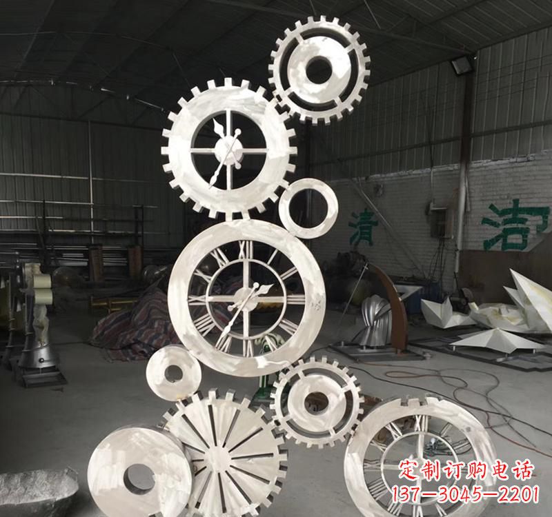 保定齿轮雕塑精致细腻的艺术品