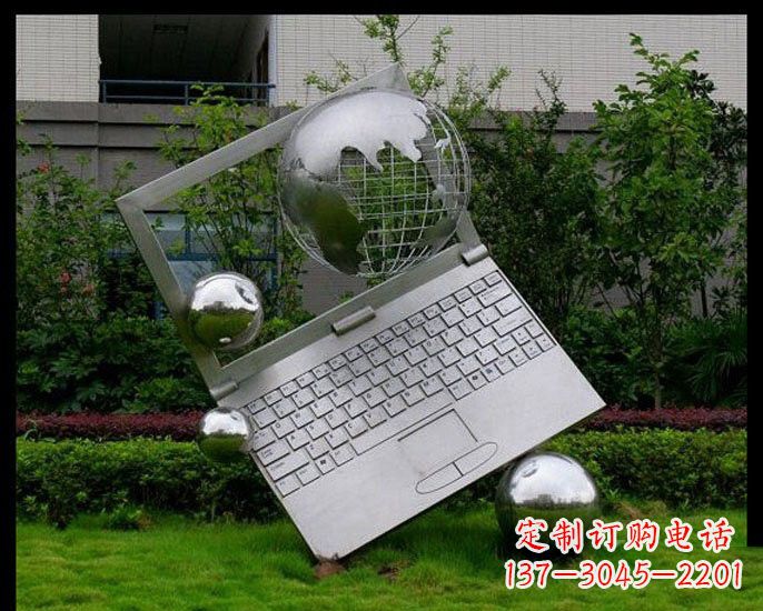 保定不锈钢制作的地球雕塑