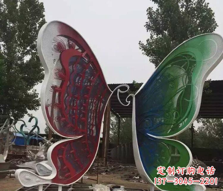 保定不锈钢蝴蝶公园动物雕塑