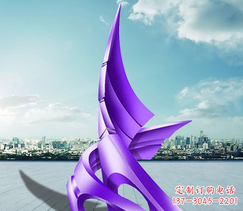 保定不锈钢船帆雕塑静谧的海洋美景