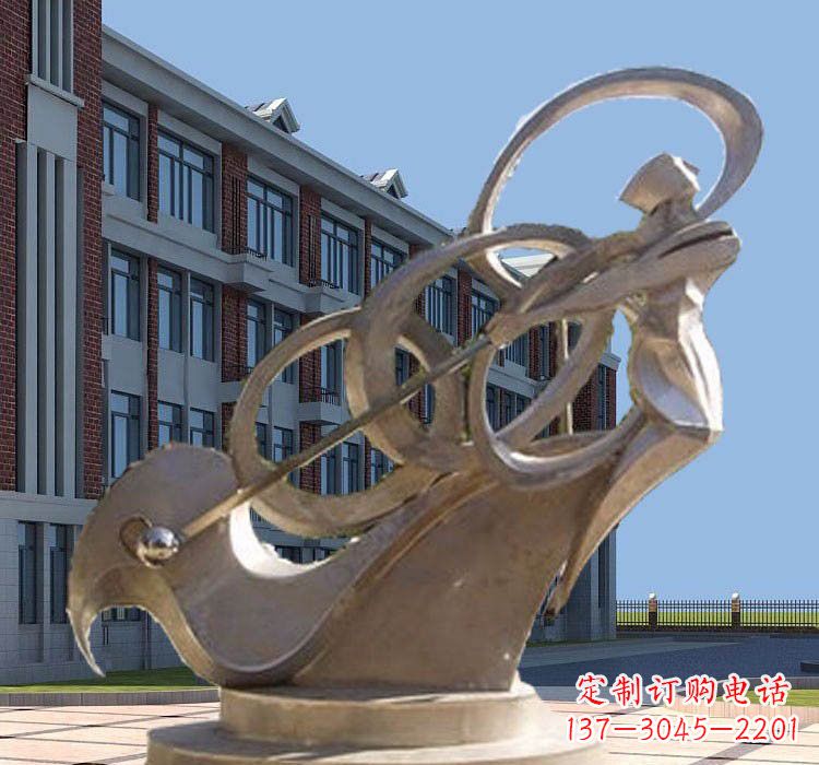 保定不锈钢制作的高尔夫球雕塑