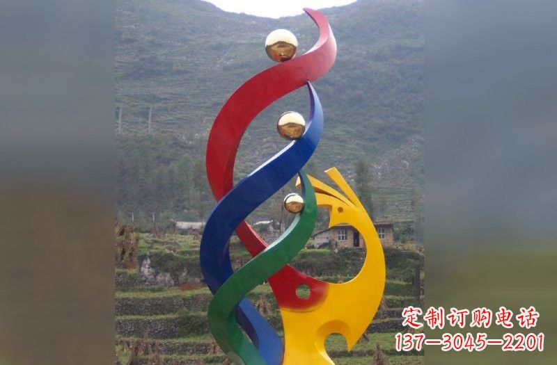 保定不锈钢凤凰雕塑象征着精致的美