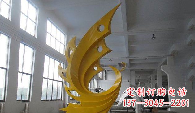 保定不锈钢凤凰雕塑——给生活添彩