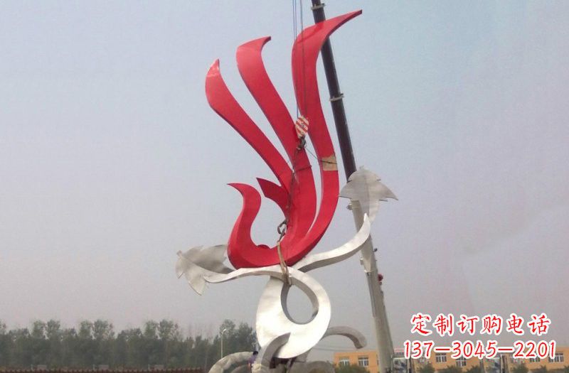 保定不锈钢凤凰雕塑安装介绍