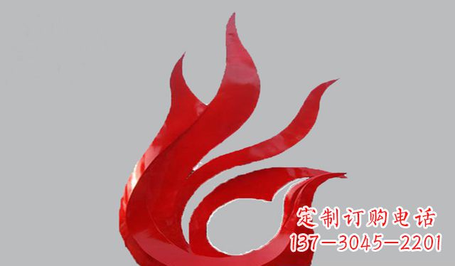 保定不锈钢凤凰雕塑——传承古代文化之美