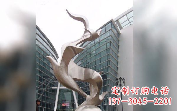 保定不锈钢鸽子雕塑