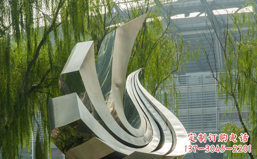 保定不锈钢鸽子景观雕塑