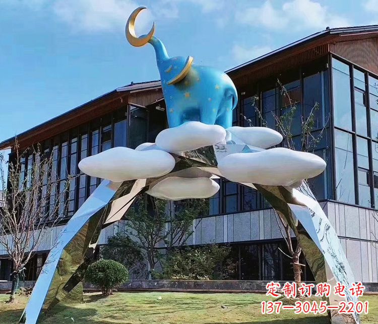 保定精美不锈钢拱门雕塑