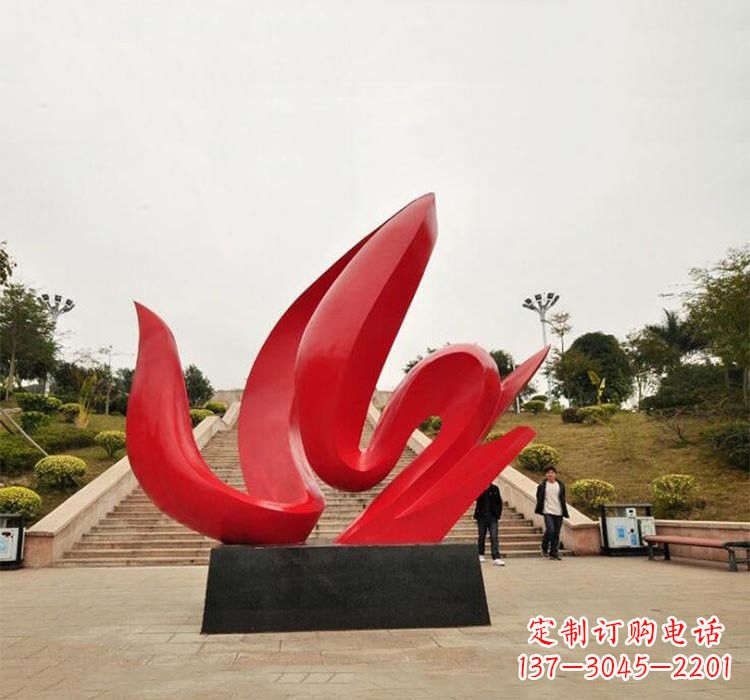保定不锈钢火苗雕塑艺术之灵感