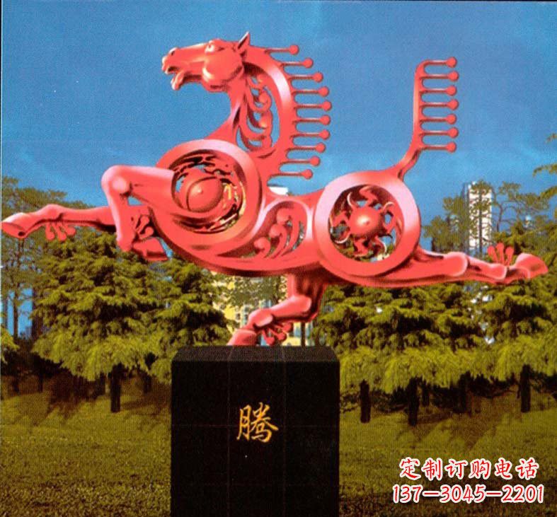 保定精美不锈钢马雕塑