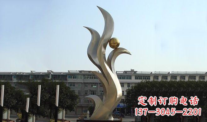 保定精美不锈钢凤凰雕塑