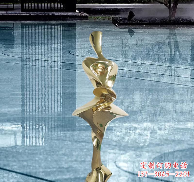保定不锈钢材质的人体雕塑