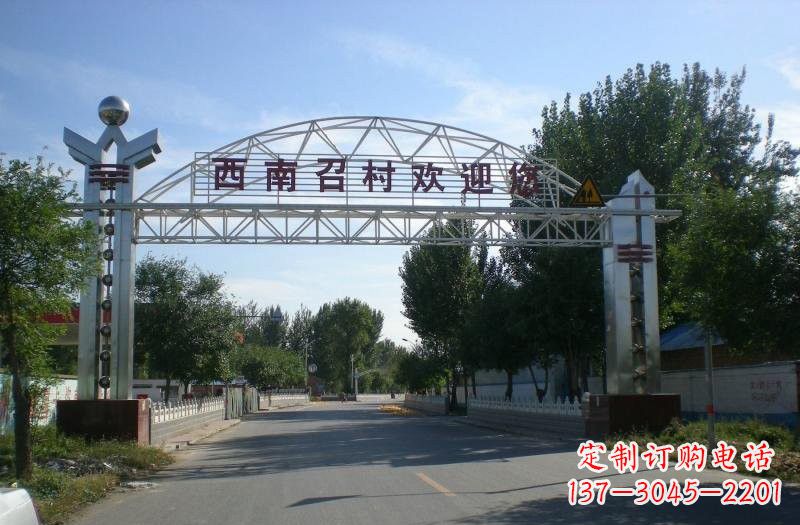 保定不锈钢牌坊雕塑传承传统文化