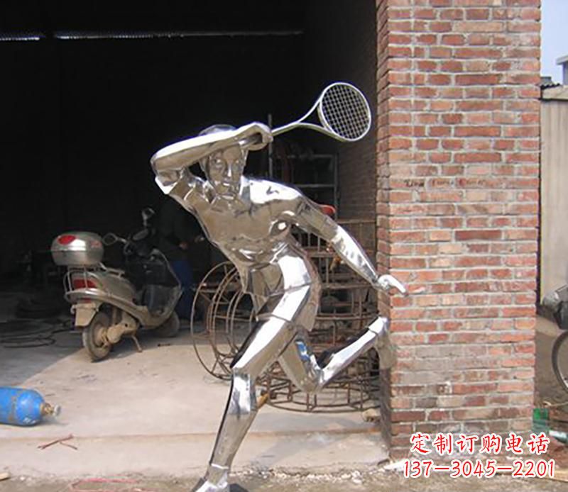 保定不锈钢羽毛球雕塑