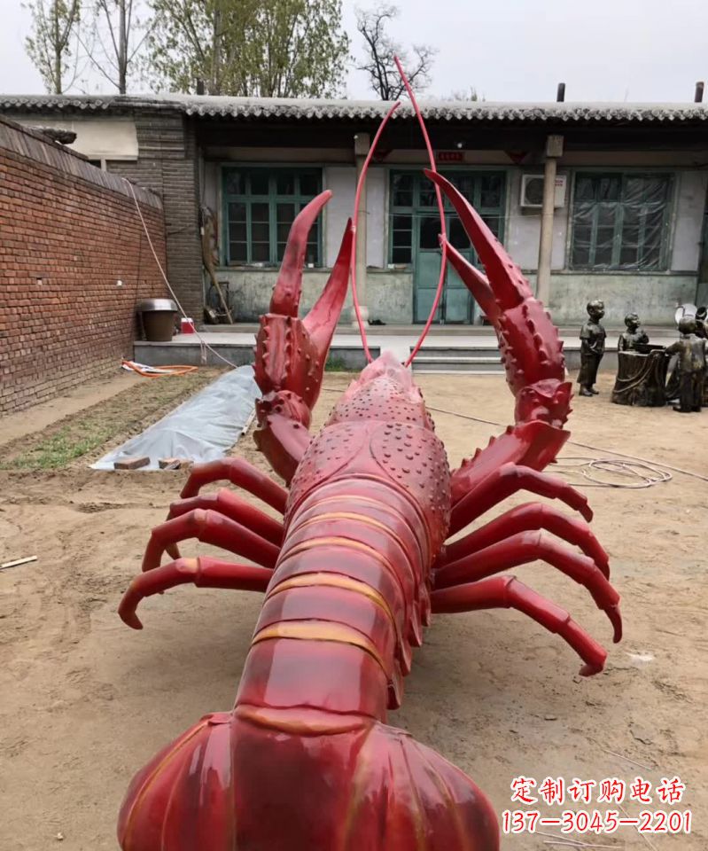 保定不锈钢大龙虾雕塑雕塑之美