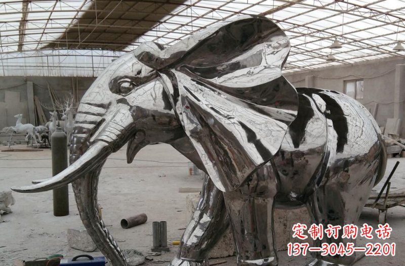 保定不锈钢大象传承与美的结合