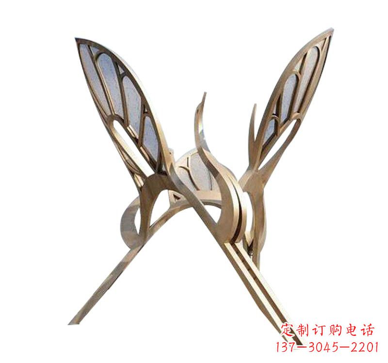 保定精美的不锈钢仙鹤雕塑
