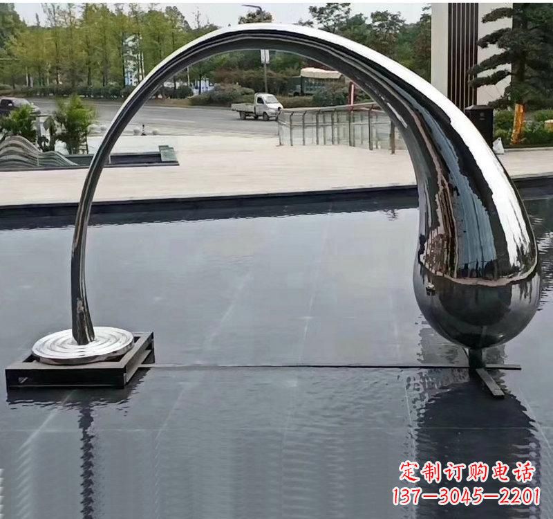保定不锈钢大型水滴雕塑让艺术融入生活