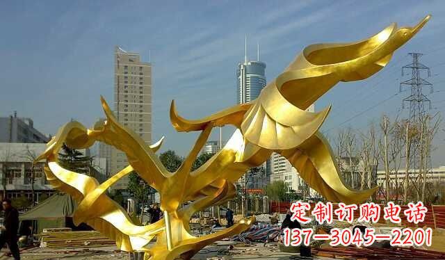 保定不锈钢大雁雕塑——一件传承中华文化的艺术杰作