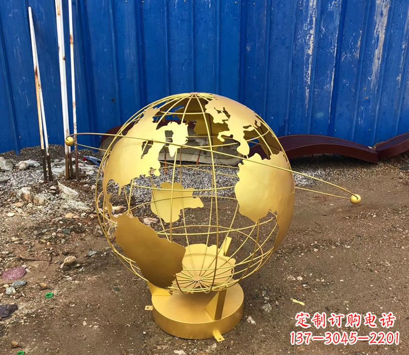 保定不锈钢地球仪抽象雕塑