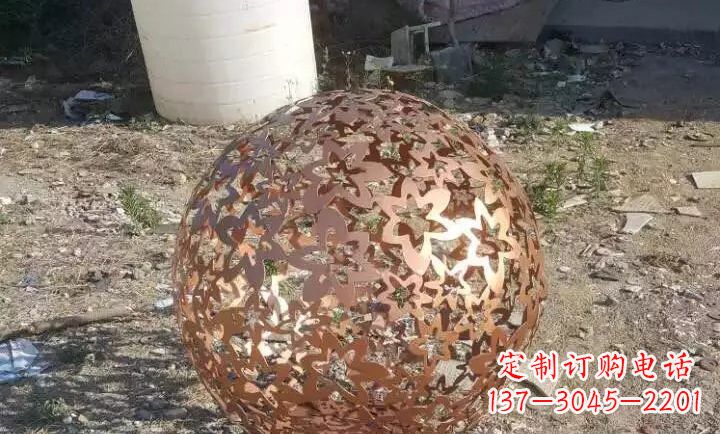 保定不锈钢地球仪雕塑精美的艺术装饰