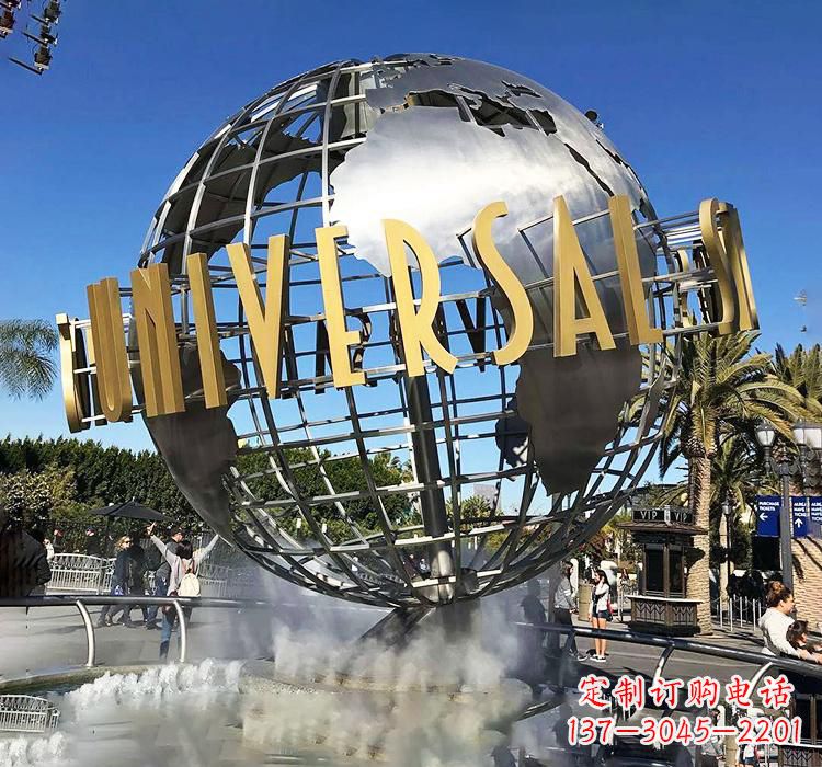 保定不锈钢地球仪雕塑——精致的地球礼物