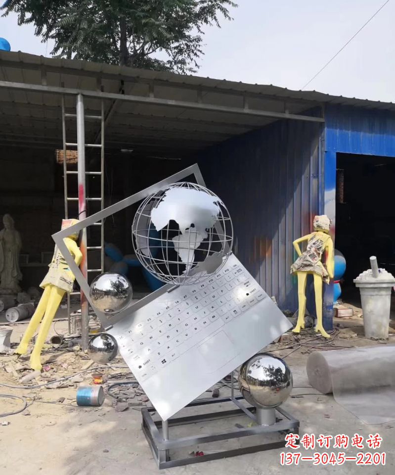 保定不锈钢地球雕塑艺术与科技的完美结合
