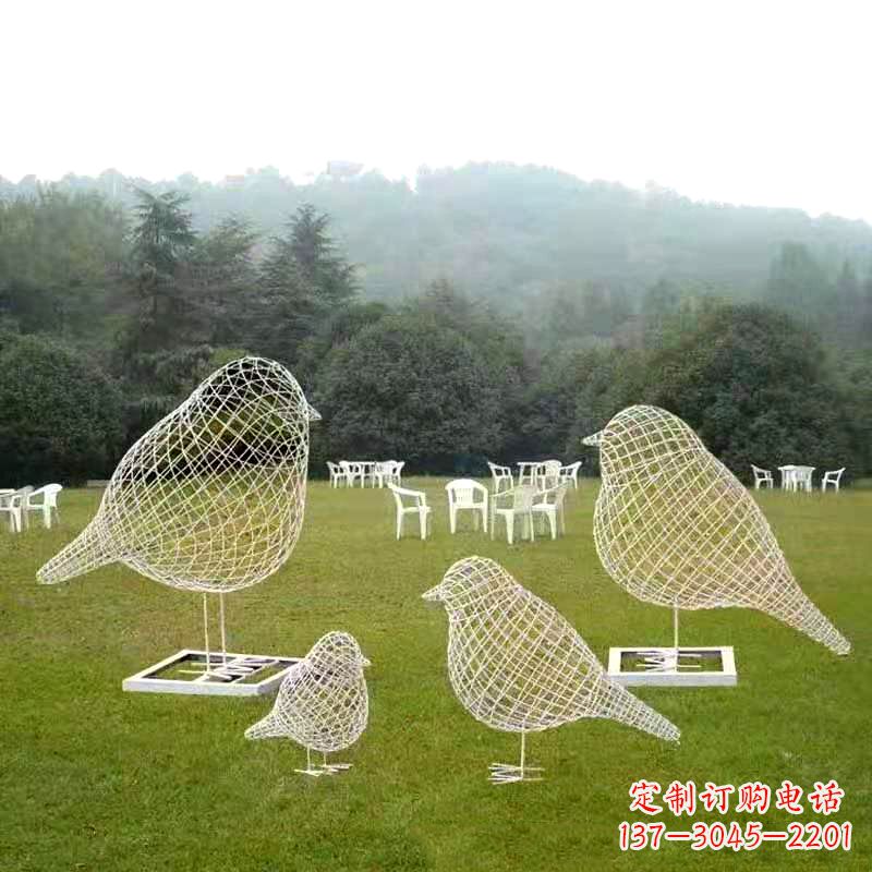 保定精美鸽子雕塑,点缀绿地园林