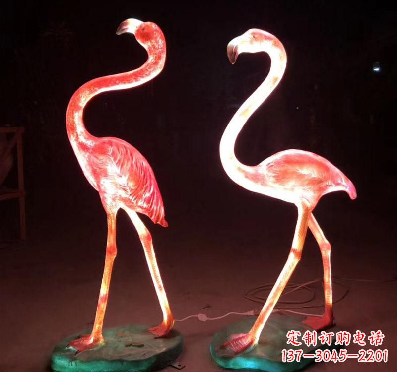 保定不锈钢火烈鸟绚丽多彩的艺术品