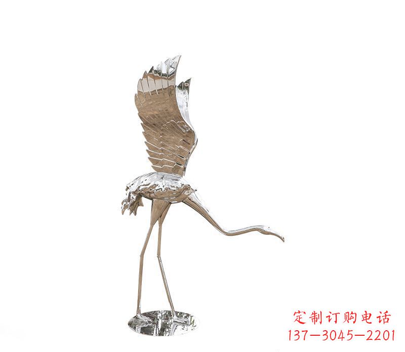 保定不锈钢火烈鸟雕塑灿烂耀眼的艺术之作