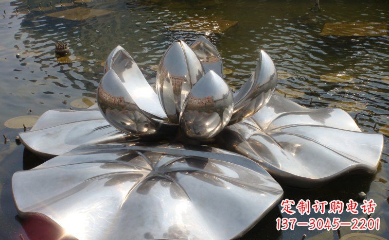 保定不锈钢锻造莲花雕塑