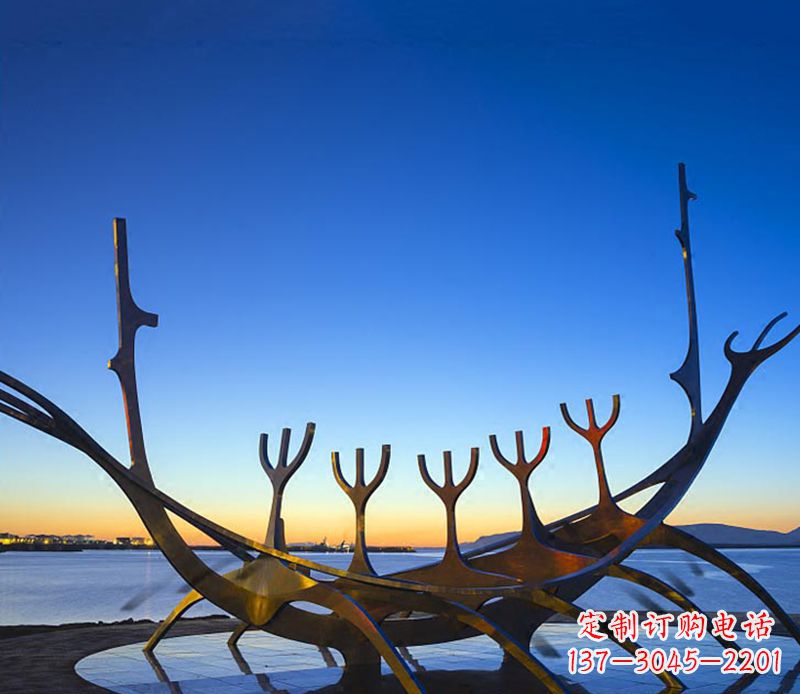 保定不锈钢帆船比赛运动雕塑