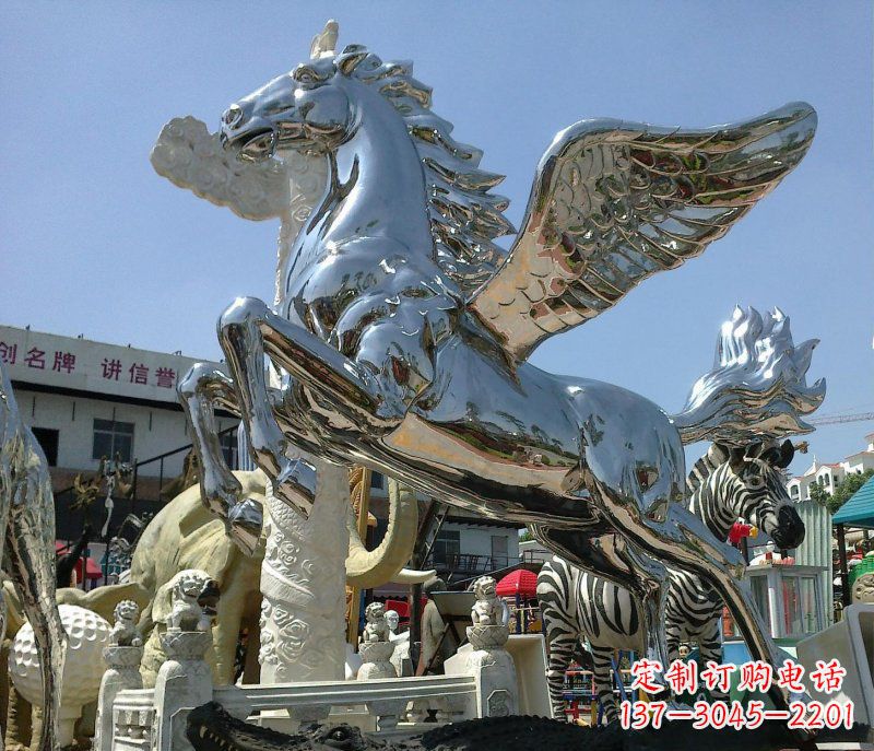 保定不锈钢飞马雕塑——一座令人惊叹的艺术品