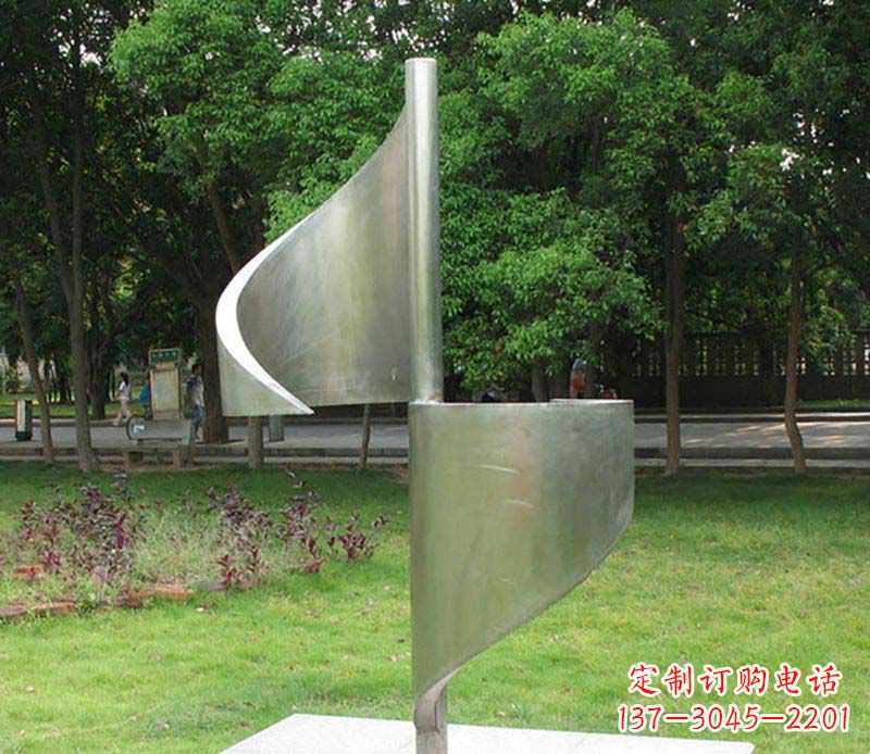 保定精美不锈钢风车雕塑