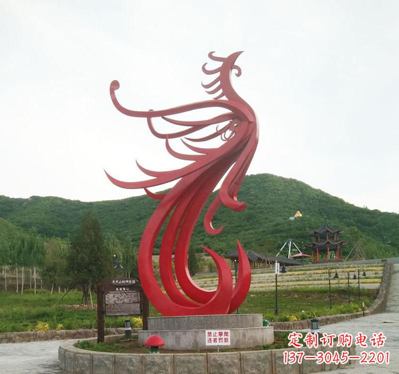 保定不锈钢凤凰展现古老文明的传承