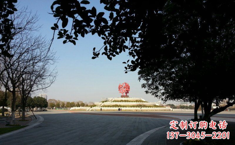 保定不锈钢凤凰广场雕塑