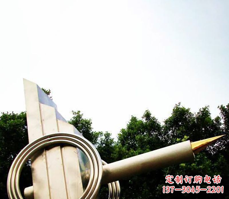 保定不锈钢钢笔雕塑