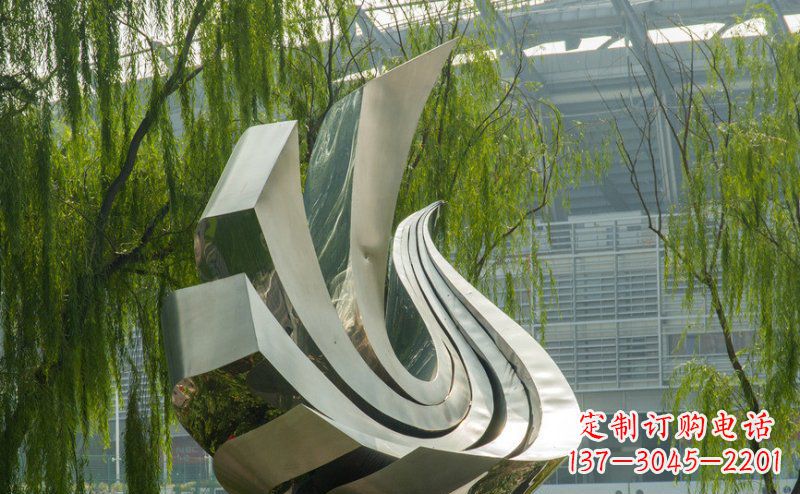 保定不锈钢鸽子雕塑
