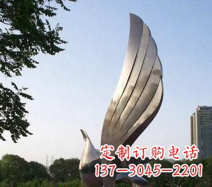 保定不锈钢鸽子雕塑2