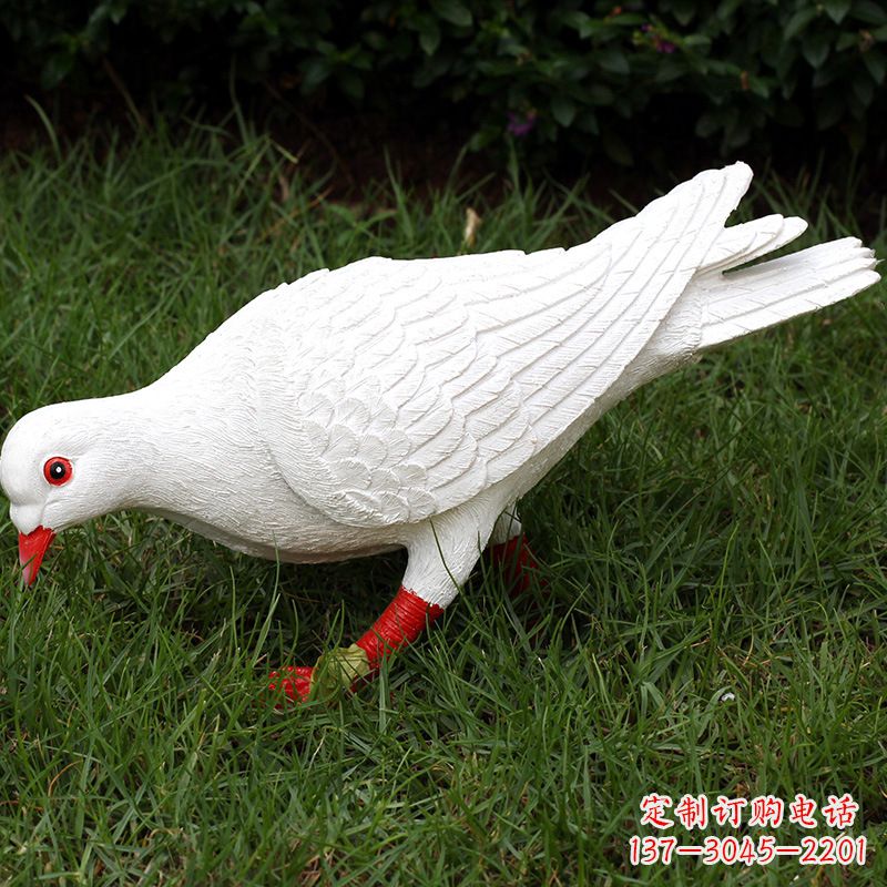 保定精致的不锈钢鸽子雕塑