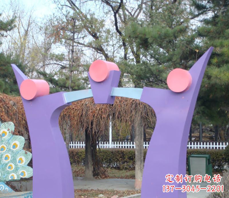 保定不锈钢公园不锈钢拱门雕塑