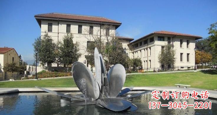 保定不锈钢喷泉雕塑——美的象征