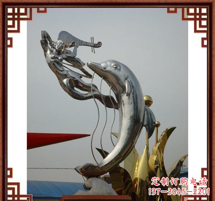 保定不锈钢海豚雕塑——美丽的海洋艺术