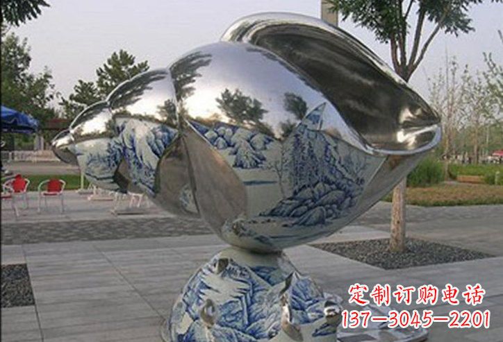 保定不锈钢海螺雕塑艺术的精美结晶