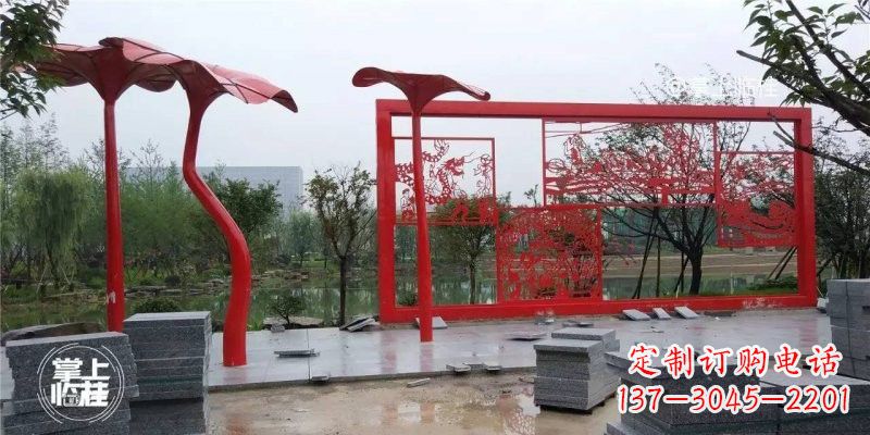 保定不锈钢剪纸龙凤雕塑精美雕刻传承古老文化