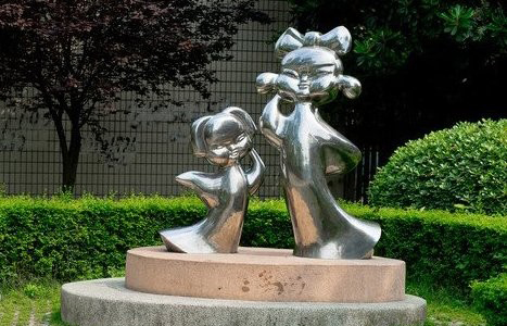 保定不锈钢古代儿童雕塑让每个孩子都有一个家