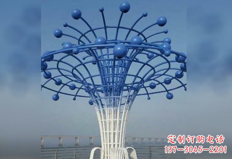 保定不锈钢广场抽象喷泉雕塑