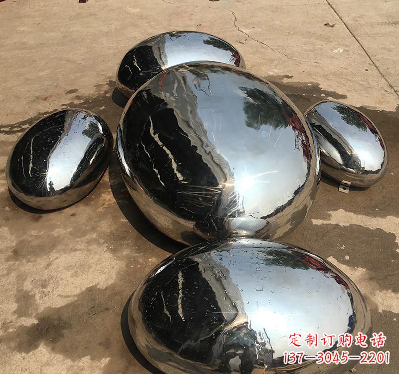 保定不锈钢广场抽象水滴雕塑
