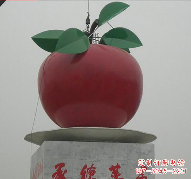 保定不锈钢苹果雕塑一件充满艺术气息的作品